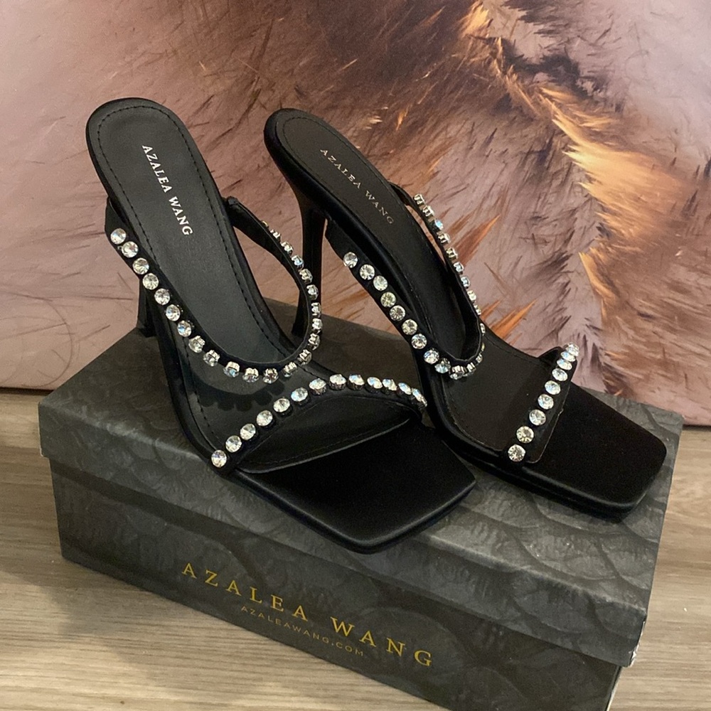 Azalea Wang Diamonds 💎 Studded heels